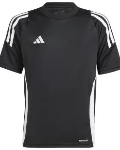 adidas Kids Tiro24 Jersey (Little Kids/Big Kids) Black/White Discount
