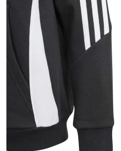 adidas Kids Tiro24 Sweat Hoodie (Little Kids/Big Kids) Black/White Sale