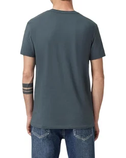 Activewear|T-Shirts|AllSaints Tonic Short Sleeve Crew Sunil Blue