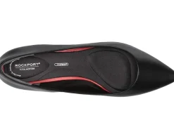 Flats|Rockport Total Motion Adelyn Ballet Black Burn Calf