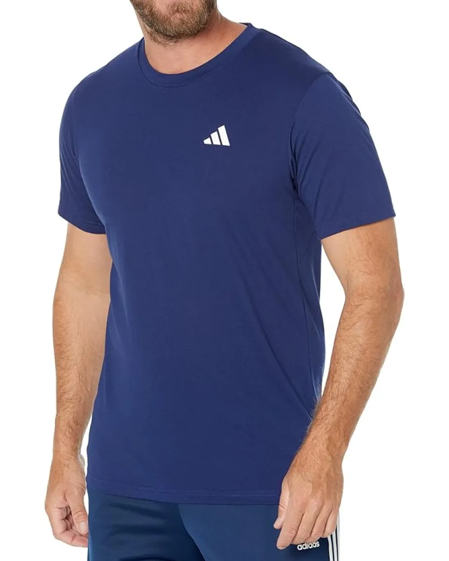 Activewear|adidas Training Essentials Feel Ready Training Tee Dark Blue/White