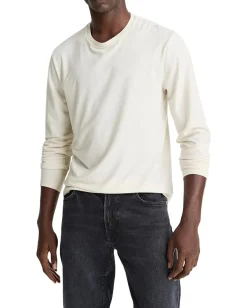 Vince Triblend Jersey Long Sleeve Crew Neck