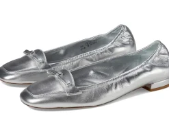 Stuart Weitzman Flats<Tully Loafer Silver