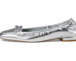 Stuart Weitzman Flats<Tully Loafer Silver