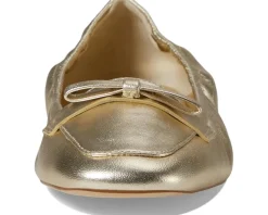 Stuart Weitzman Tully Loafer Light Gold New