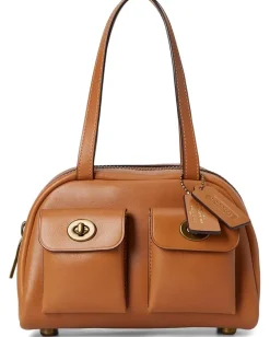 Handbags|Shoulder Bags|COACH Twin Turnlock Bag 20 Toffee