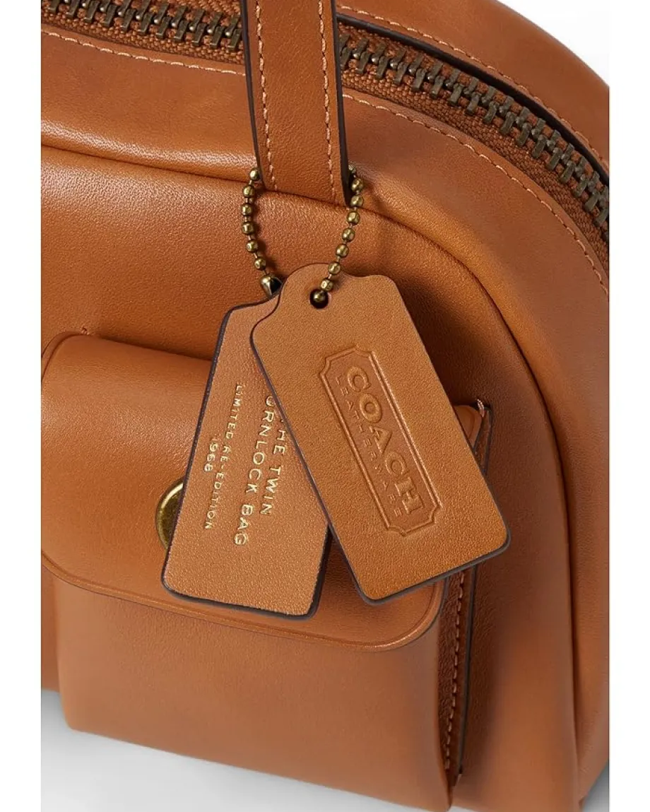 Handbags|Shoulder Bags|COACH Twin Turnlock Bag 20 Toffee