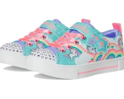 SKECHERS KIDS Twinkle Sparks - Jumpin' Clouds 314809L (Little Kid) Turquoise/Multi New