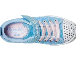 SKECHERS KIDS Twinkle Sparks - Sequin Party (Little Kid) Light Blue/Multi New