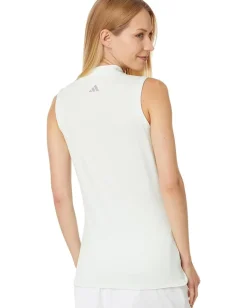 Activewear|Shirts & Tops|adidas Golf Ultimate365 Mock Sleeveless Polo Crystal Jade
