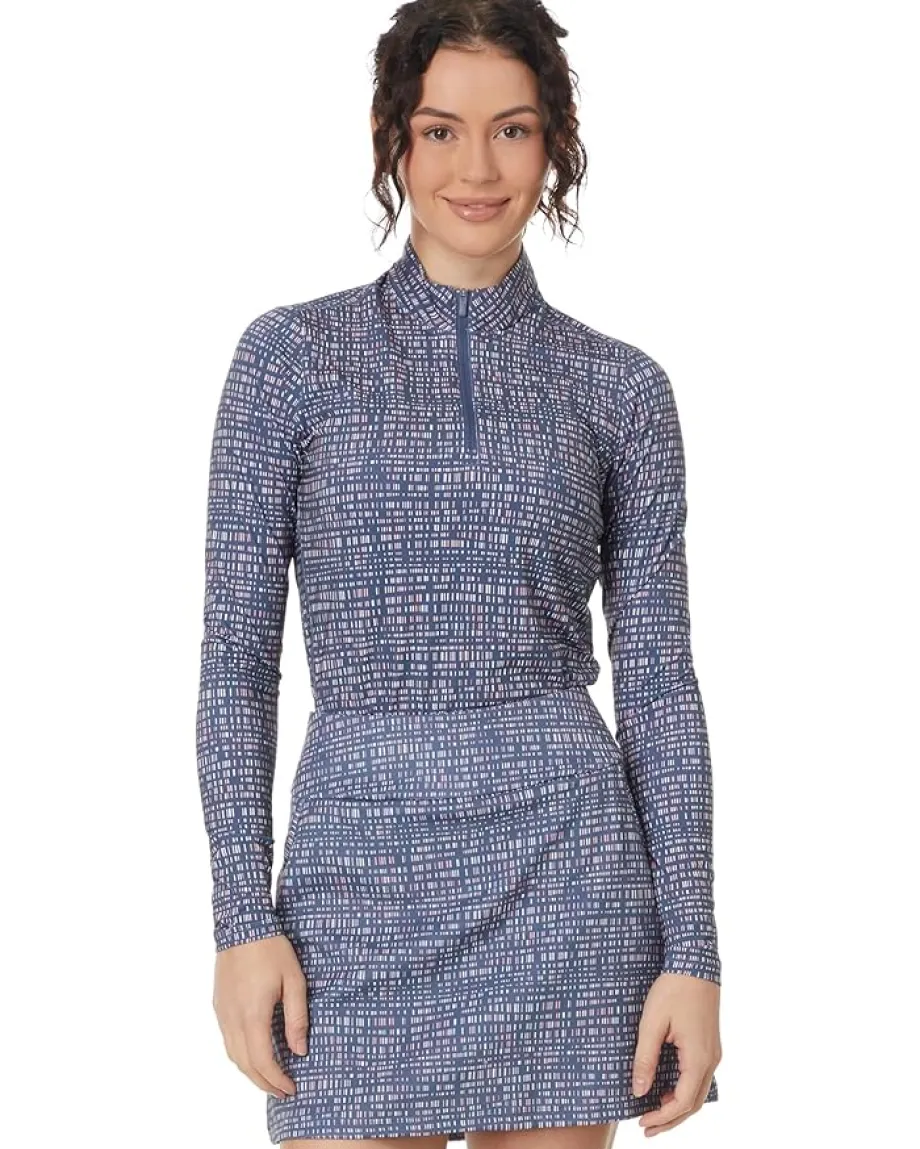 adidas Golf Shirts & Tops|Shirts & Tops<Ultimate365 Printed 1/4 Zip Mock Tee Preloved Ink