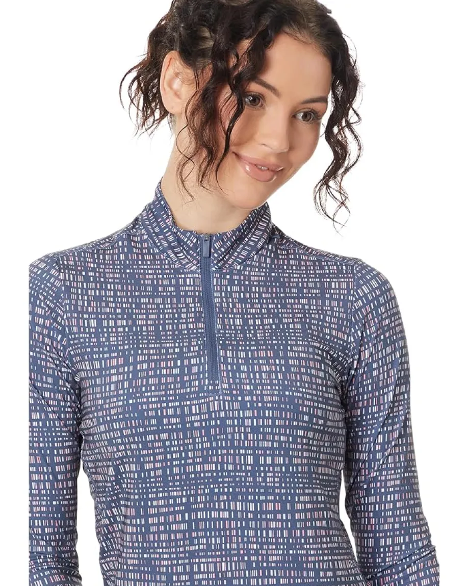 adidas Golf Shirts & Tops|Shirts & Tops<Ultimate365 Printed 1/4 Zip Mock Tee Preloved Ink