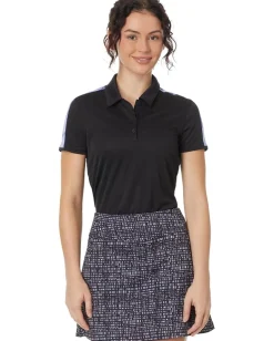 Activewear|Shirts & Tops|adidas Golf Ultimate365 Printed Polo Shirt Black 1