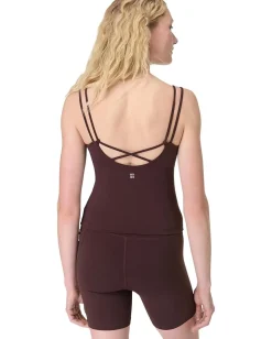 Sweaty Betty Activewear|Shirts & Tops<Ultimate Studio Strappy Tank Sable Brown