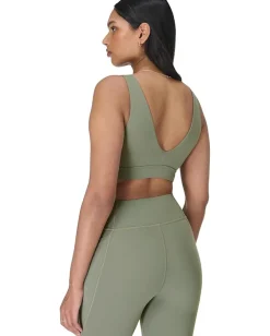 Activewear|Sweaty Betty Ultimate Studio Voop Light Support Bra Willow Green