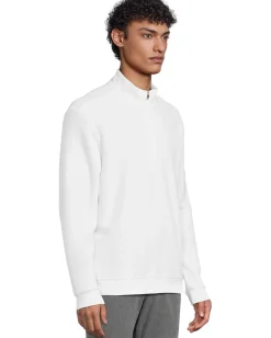 Activewear|adidas Golf Ultimate365 Terry Cloth 1/4 Zip Golf Pullover White