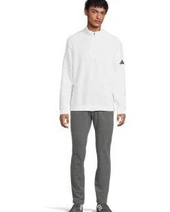 Activewear|adidas Golf Ultimate365 Terry Cloth 1/4 Zip Golf Pullover White