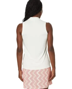 Activewear|Shirts & Tops|adidas Golf Ultimate365 Textured Sleeveless Polo Ivory