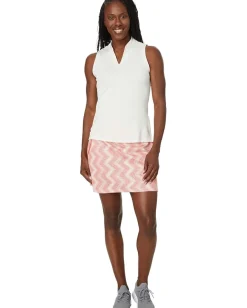 Activewear|Shirts & Tops|adidas Golf Ultimate365 Textured Sleeveless Polo Ivory