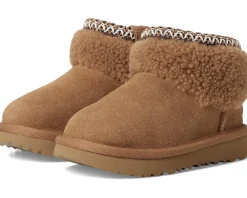 UGG Kids Shoes<Ultra Mini Maxi Curly (Toddler) Chestnut