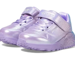 SKECHERS KIDS Uno Lite - Metallic Sparkle 310394N (Toddler) Lavendar Hot