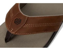 Johnston & Murphy Sandals|Sandals<Upton Flip Flop Brown Oiled Full Grain