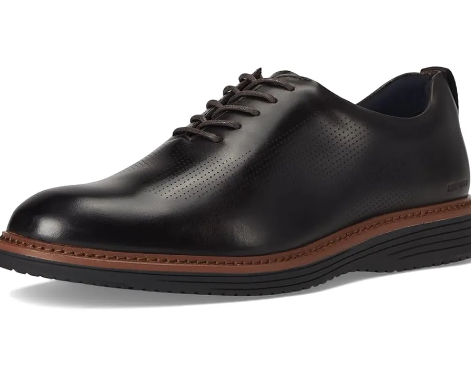 Johnston & Murphy Oxfords|Oxfords<Upton One-piece Perfed Plain Toe Mahogany Full Grain