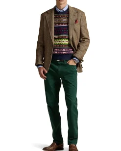 Polo Ralph Lauren Activewear<Varick Slim Straight Stretch Sateen Pants Vintage Pine