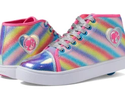 Heelys Veloz Barbie (Little Kid/Big Kid/Adult) Pink/Cyan/Silver