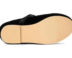 Shoes|Janie and Jack Velvet Pearl Flats (Toddler/Little Kid/Big Kid) Multicolor