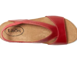 Heels|Sandals|Taos Footwear Venture Red