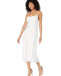 Women Show Me Your Mumu Verona Cowl Dress Luxe Satin