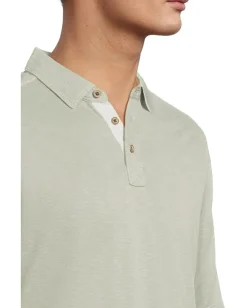 Johnston & Murphy Vintage Slub Polo Sage Best
