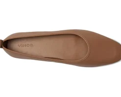 Vince Flats<Vivian Slip-Ons Chai Tan Leather