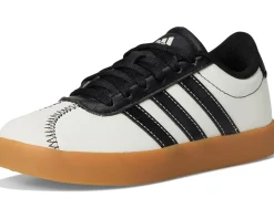 Shoes|Shoes|adidas Kids VL Court 3.0 Shoes (Little Kid/Big Kid) Off-White/Black/Off-White