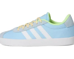 Shoes|Shoes|adidas Kids VL Court 3.0 Shoes (Little Kid/Big Kid) Clear Sky/White/Yellow