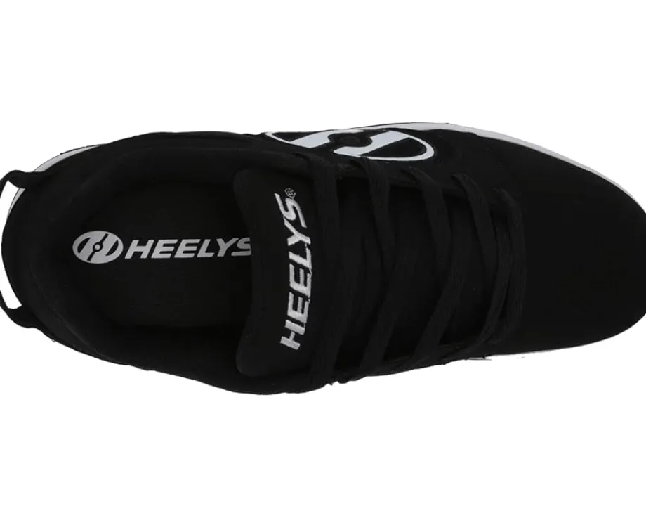 Heelys Voyager (Little Kid/Big Kid) Black/White Sale
