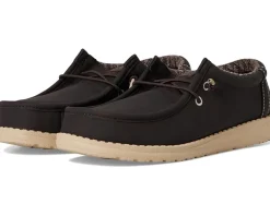 Shoes|Hey Dude Kids Wally Classic (Little Kid/Big Kid) Mole Brown