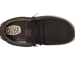Shoes|Hey Dude Kids Wally Classic (Little Kid/Big Kid) Mole Brown