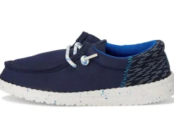 Hey Dude Kids Shoes<Wally Funk Jersey Jacquard (Little Kid/Big Kid) Peacoat Blue/Multi