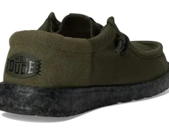 Shoes|Hey Dude Kids Wally Funk Nu Splatter (Little Kid/Big Kid) Olive
