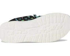 Shoes|Hey Dude Kids Wally Funk Tropical Palm (Little Kid/Big Kid) Black/Multi
