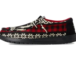Sneakers|Sneakers|Hey Dude Wally Holiday Cheers Black/Multi