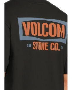 Volcom Activewear|T-Shirts<Warning Pocket Tee Black