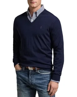 Polo Ralph Lauren Washable Wool V-Neck Sweater