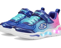 SKECHERS KIDS Wavy Beams - Ombre Express 302327L (Little Kid/Big Kid) Navy/Multi Outlet