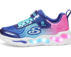 SKECHERS KIDS Wavy Beams - Ombre Express 302327L (Little Kid/Big Kid) Navy/Multi Outlet