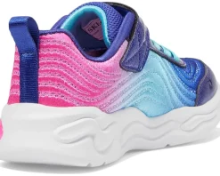 SKECHERS KIDS Wavy Beams - Ombre Express 302327L (Little Kid/Big Kid) Navy/Multi Outlet