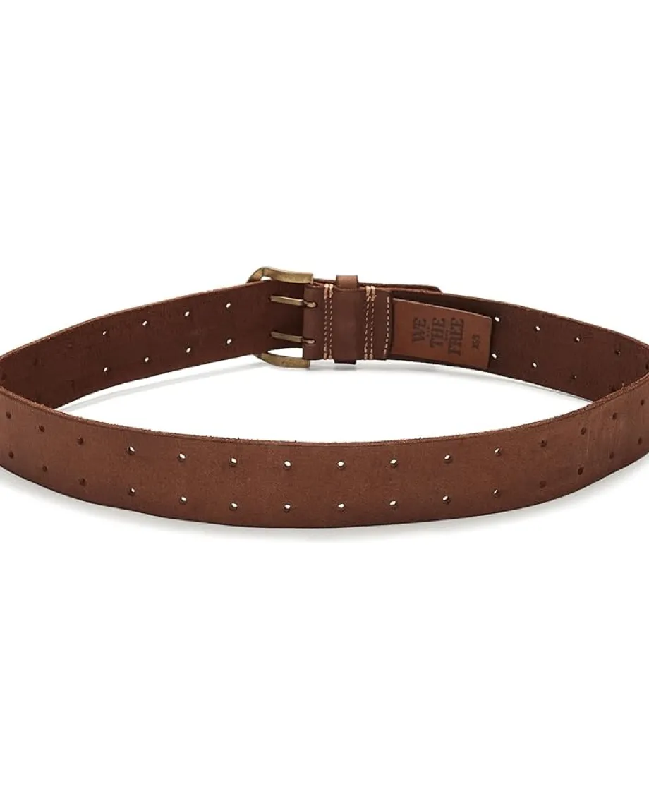 Accessories|Belts|Free People We The Free Double Cross Belt Cognac