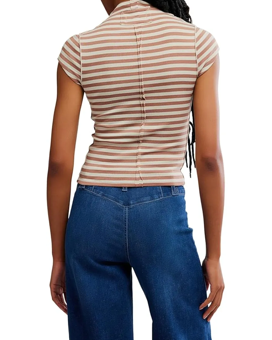 Women Free People We The Free Lola Striped Tee